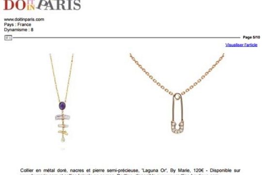 Redline et son épingle à nourrice en or et diamants