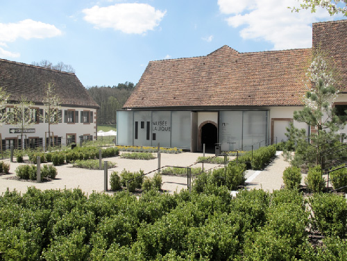 VISUELS DU MUSEE LALIQUE Vue aérienne du musée Lalique © Communauté de communes du Pays de La Petite Pierre