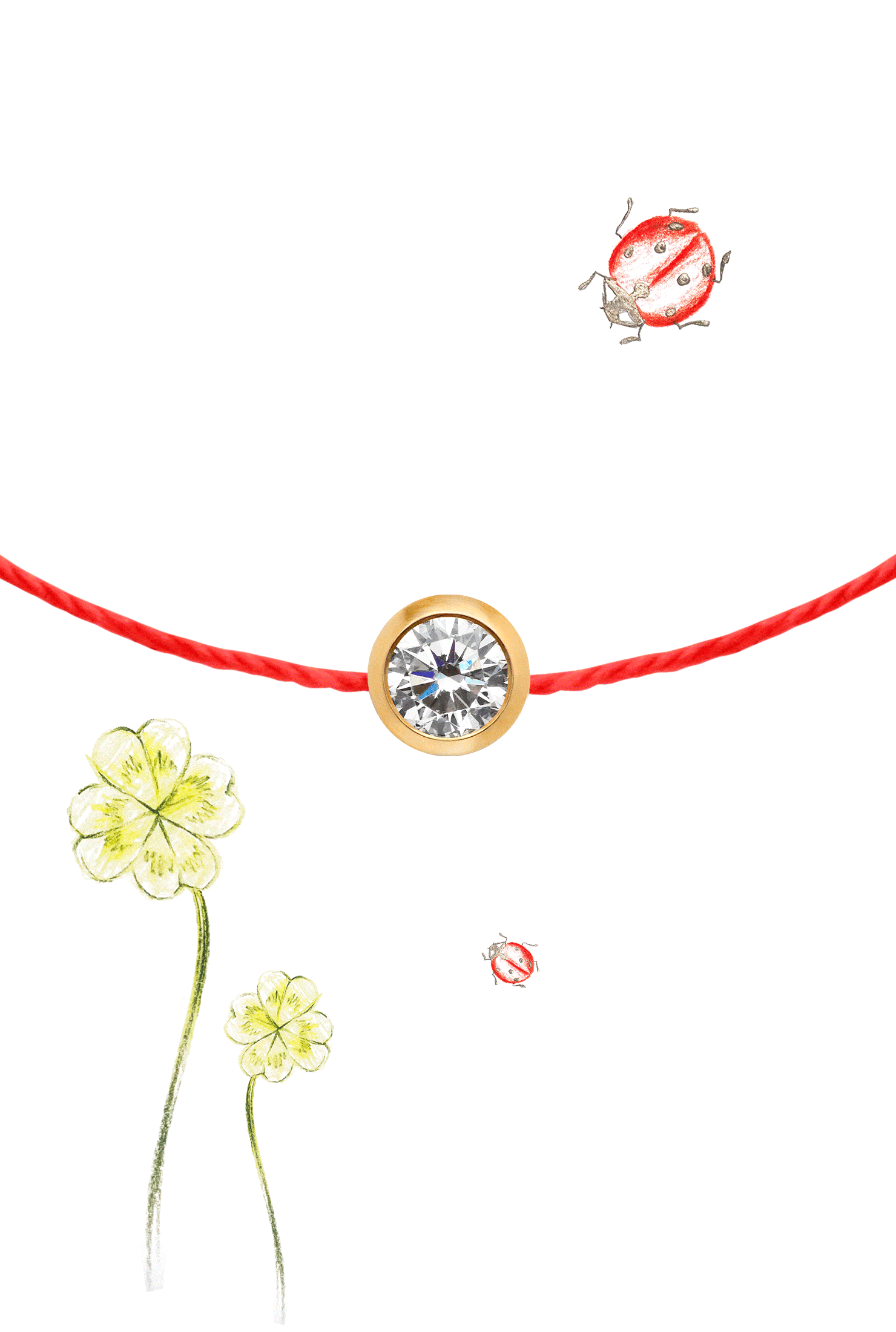 Чистый алмаз на нити, икона Redline